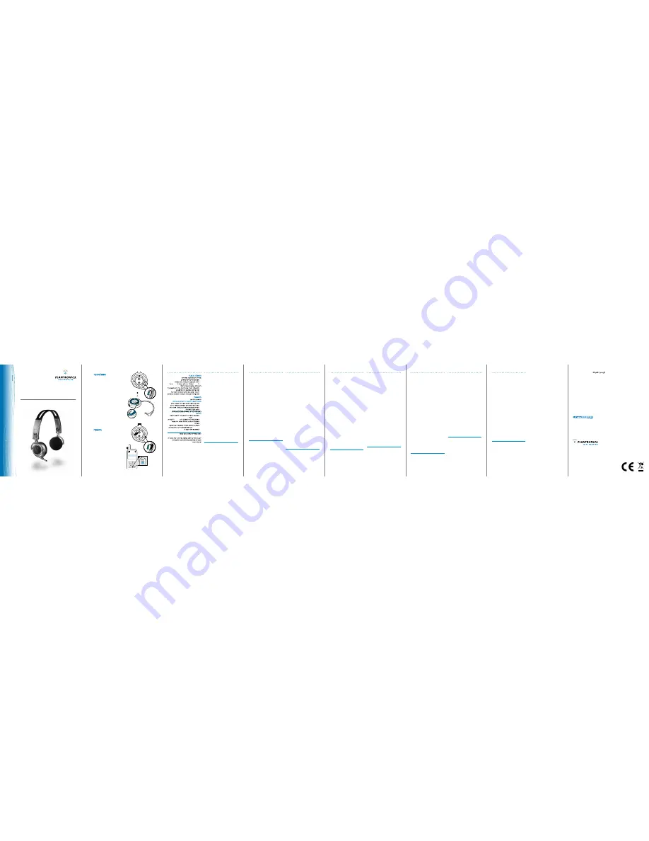 Plantronics .Audio 990 Manual Download Page 2