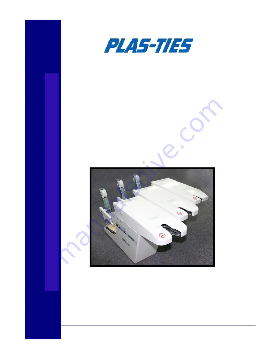 Plas-Ties TIE-MATIC 603 Operating Manual Download Page 1