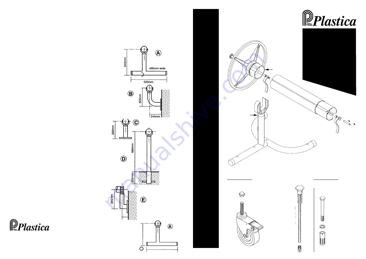 Plastica SLIDELOCK REEL SYSTEM Скачать руководство пользователя страница 1