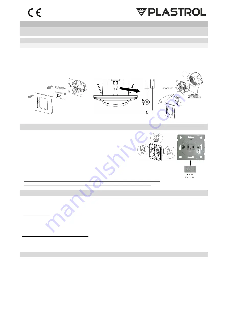 Plastrol CR-IR2/KP Manual Download Page 1