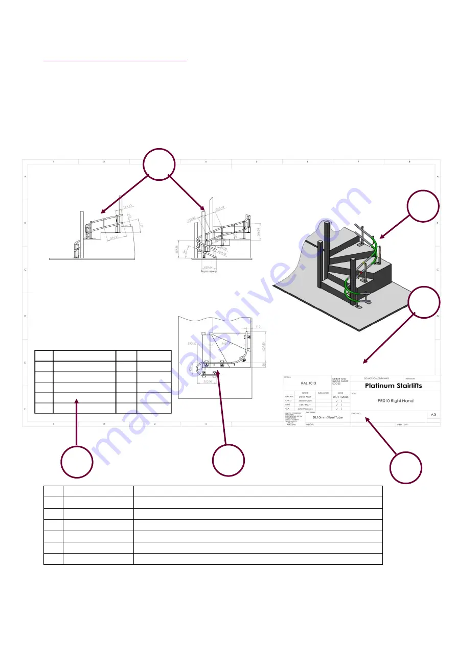 Platinum Curve Stairlift Installation Manual Download Page 11