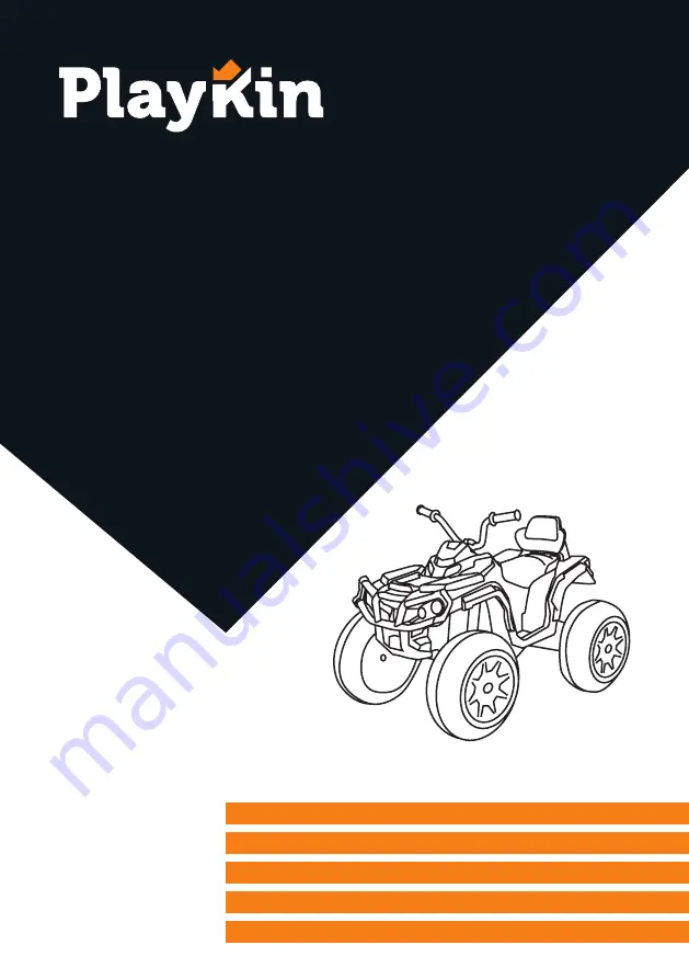 PLAYKIN QUAD RACER Instruction Manual Download Page 1