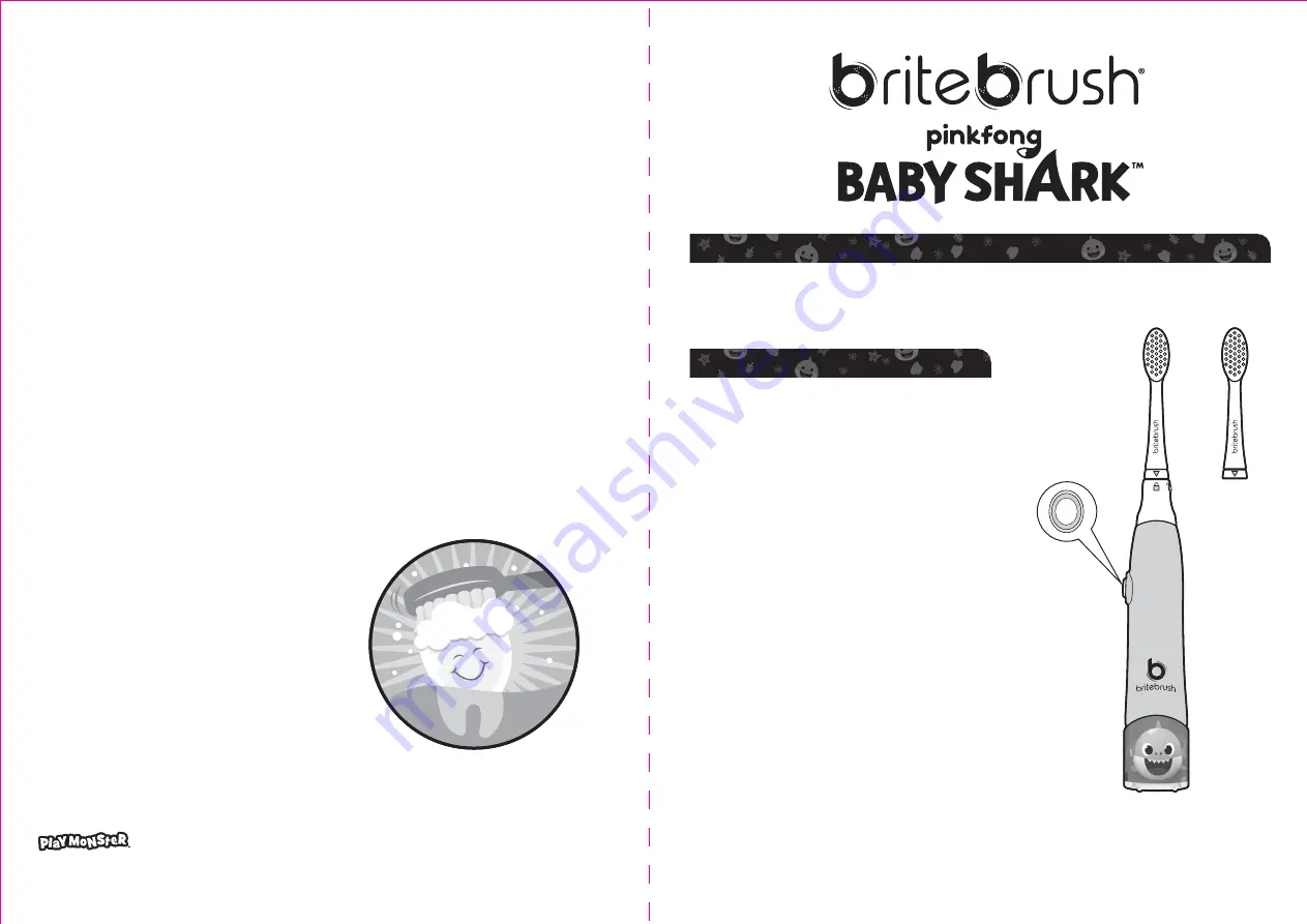 PlayMonster britebrush pinkfong Baby Shark User Manual Download Page 1