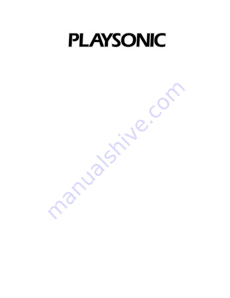 Playsonic PSF105W Скачать руководство пользователя страница 1