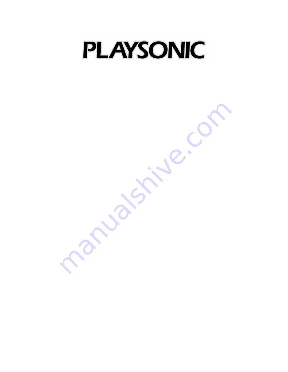 Playsonic PSR1061BW User Manual Download Page 1