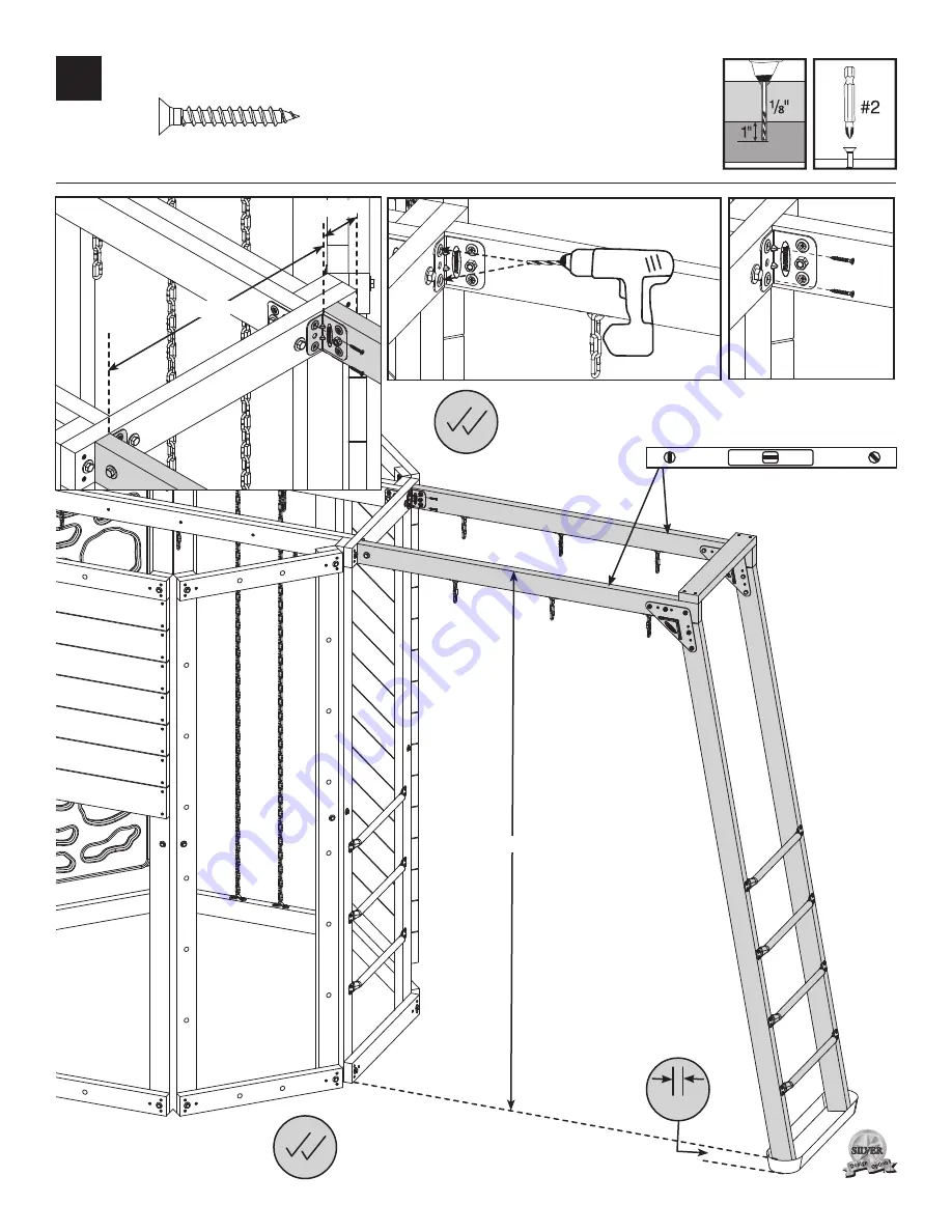 PLAYSTAR Cliffhanger Bronze Safety Manual & Assembly Instructions Download Page 39