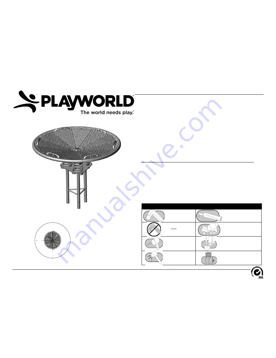 Playworld Systems Unity XX0139S Installation Instructions Manual Download Page 1