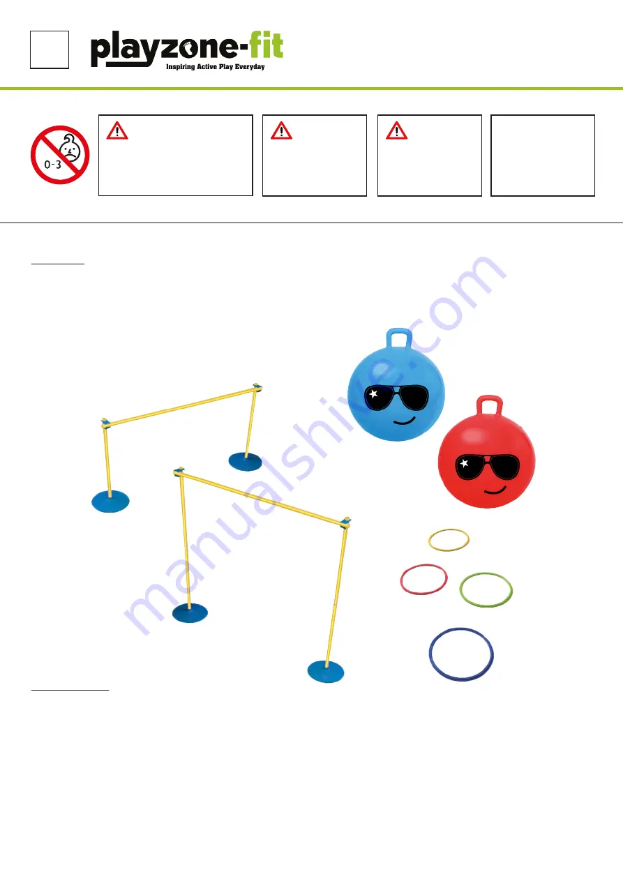 Playzone-Fit 980082 Скачать руководство пользователя страница 1