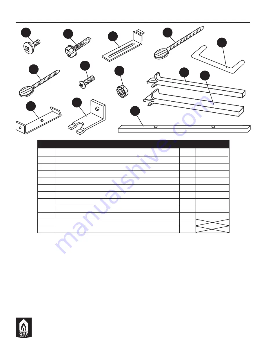 pleasant hearth Fireplace Glass Door Owner'S Manual Download Page 12