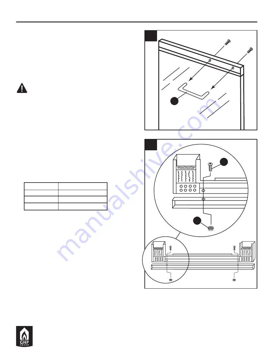 pleasant hearth Fireplace Glass Door Скачать руководство пользователя страница 22