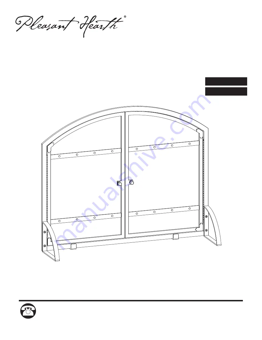 pleasant hearth Harper FA338S Manual Download Page 1