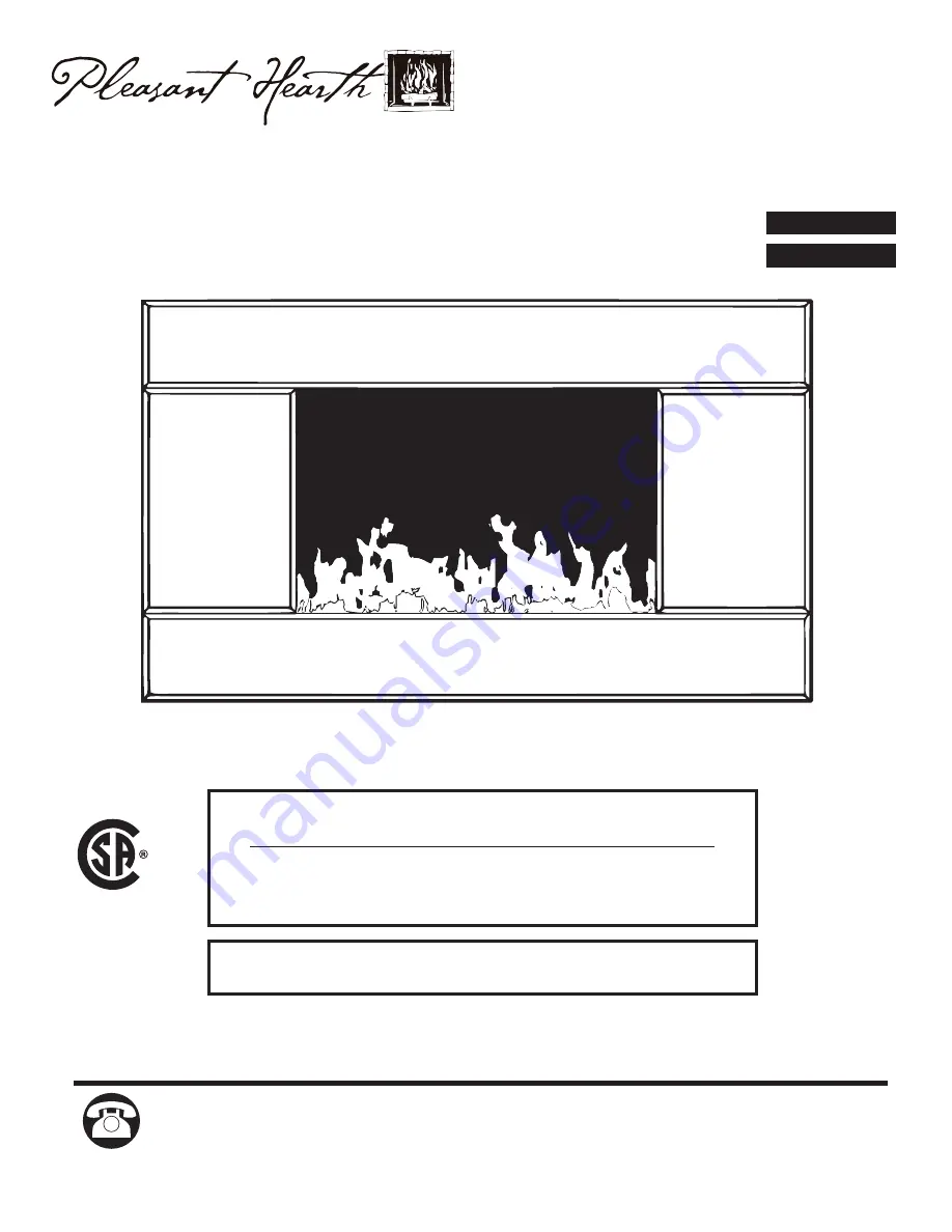 pleasant hearth L32-50 Скачать руководство пользователя страница 1