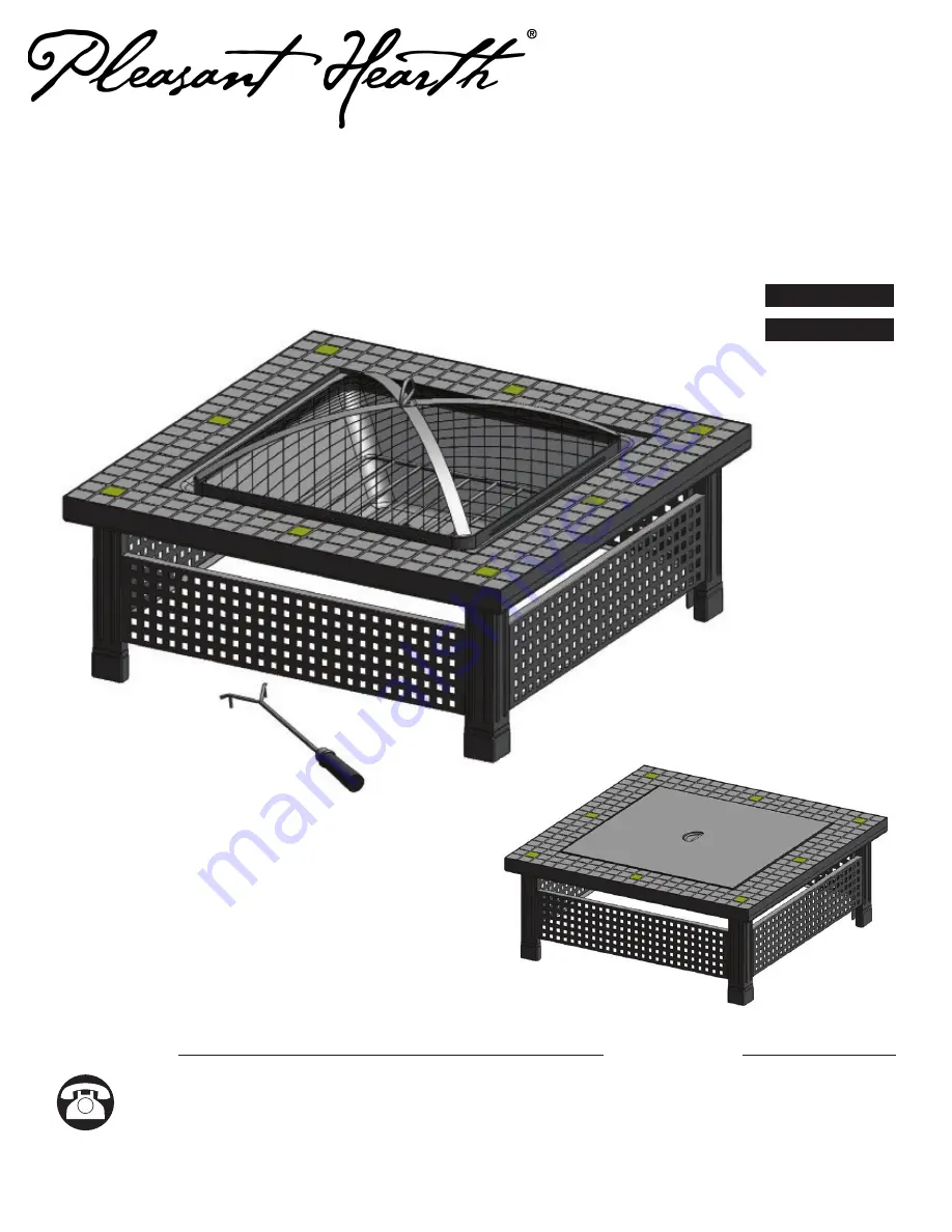 pleasant hearth OFW104SC Скачать руководство пользователя страница 1