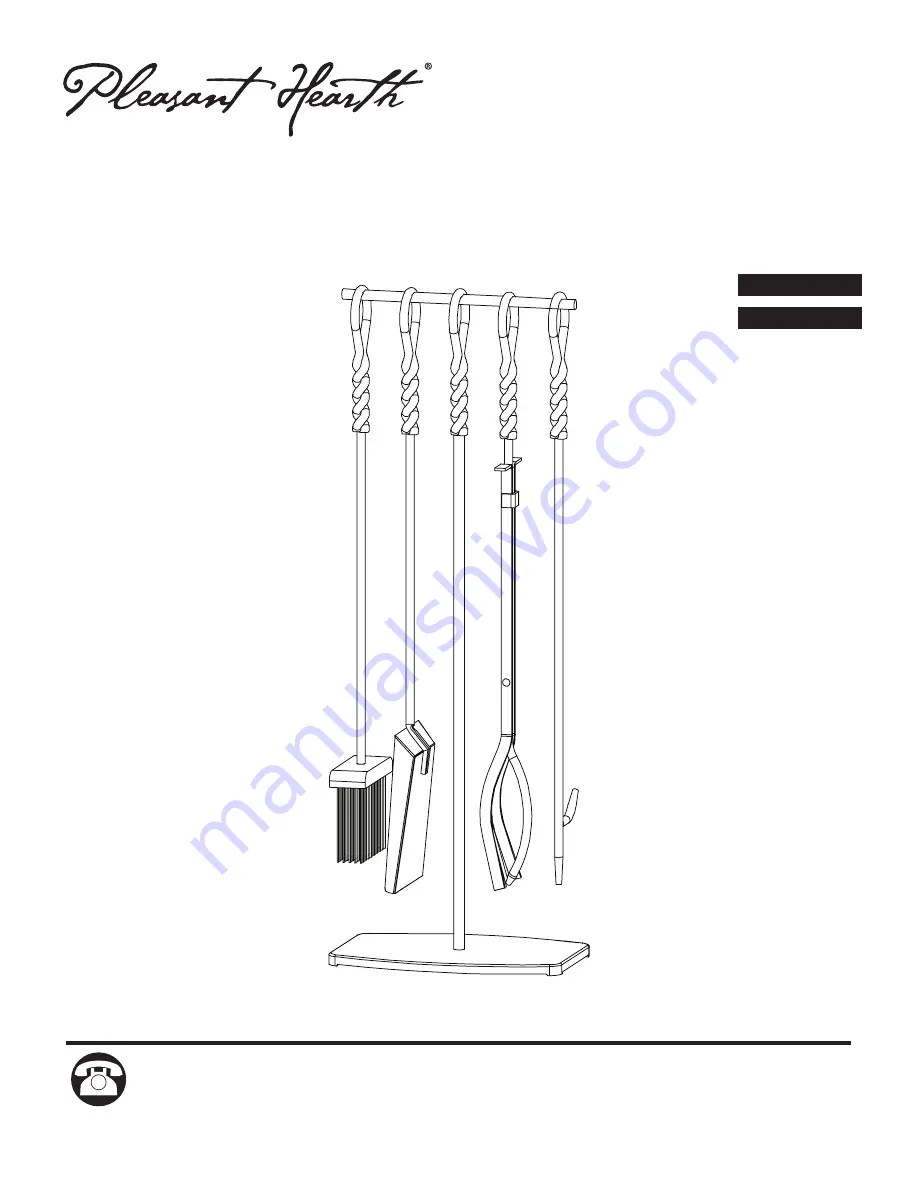 pleasant hearth WAVERLY FA078TL Manual Download Page 1