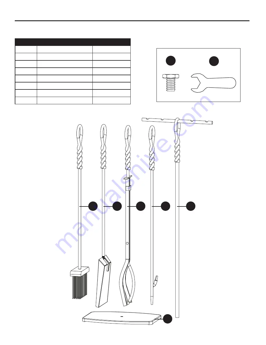 pleasant hearth WAVERLY FA078TL Manual Download Page 5