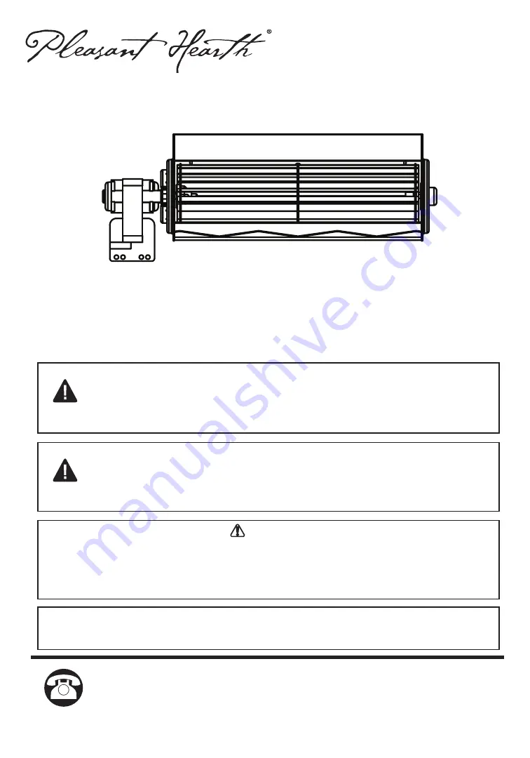 pleasant hearth ZCB100 Instruction Manual Download Page 1