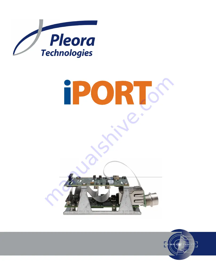 Pleora Technologies iPort SB-Pro Скачать руководство пользователя страница 1