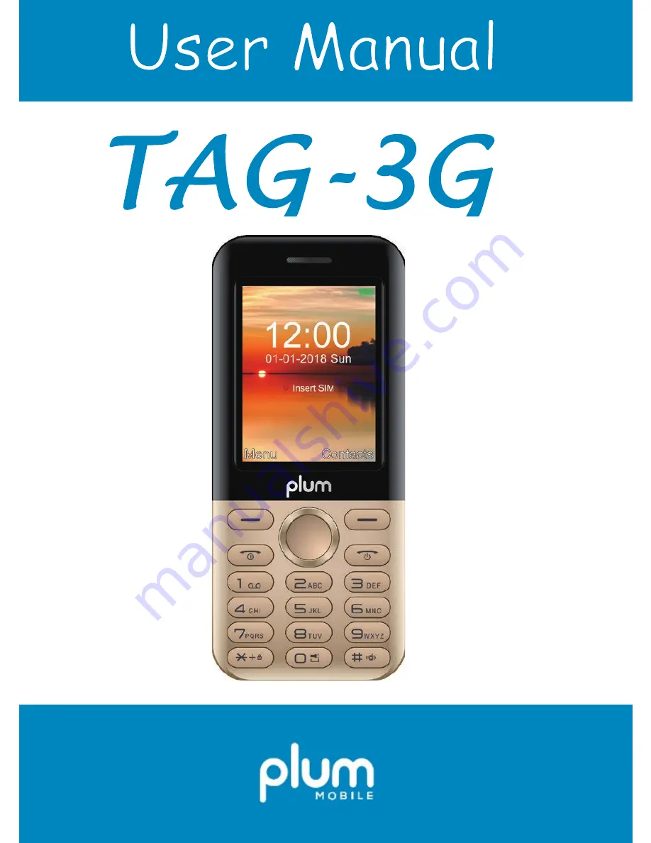 Plum TAG-3G Скачать руководство пользователя страница 1