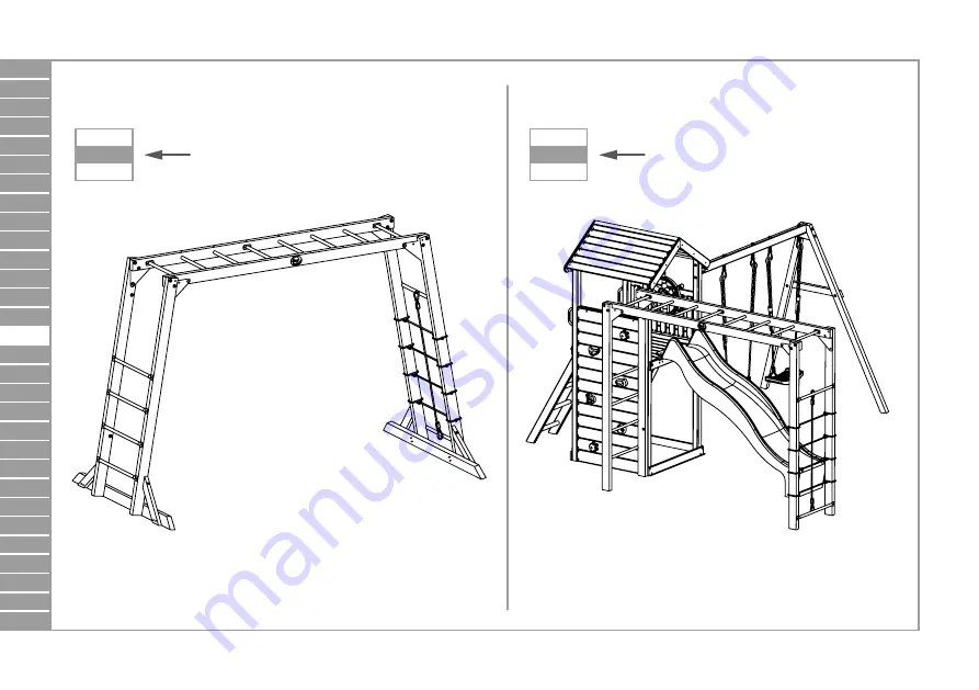 Plum Wooden Monkey Bars 27695 Assembly Instructions Manual Download Page 22