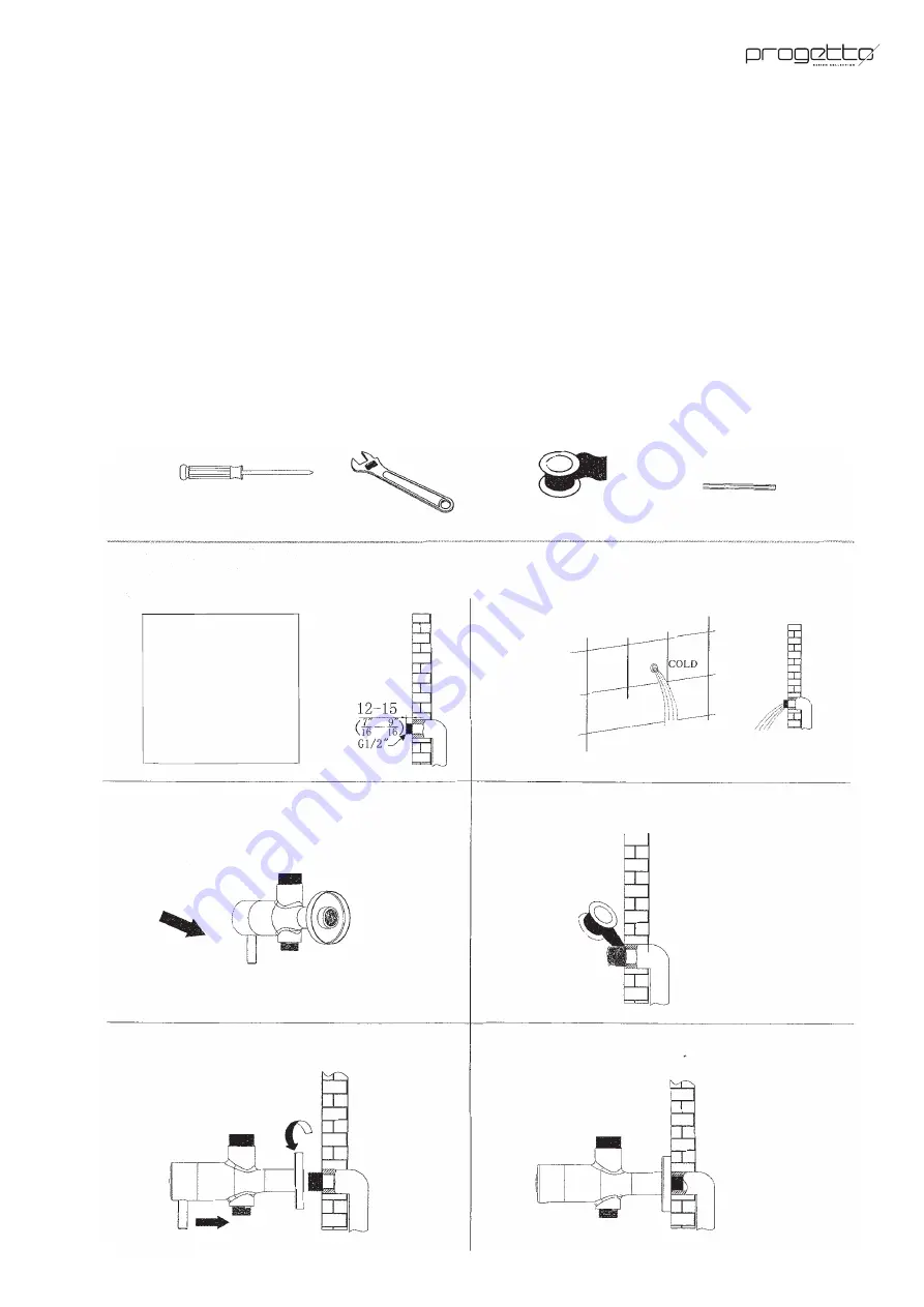 Plumbline Progetto CL225.316 Скачать руководство пользователя страница 2