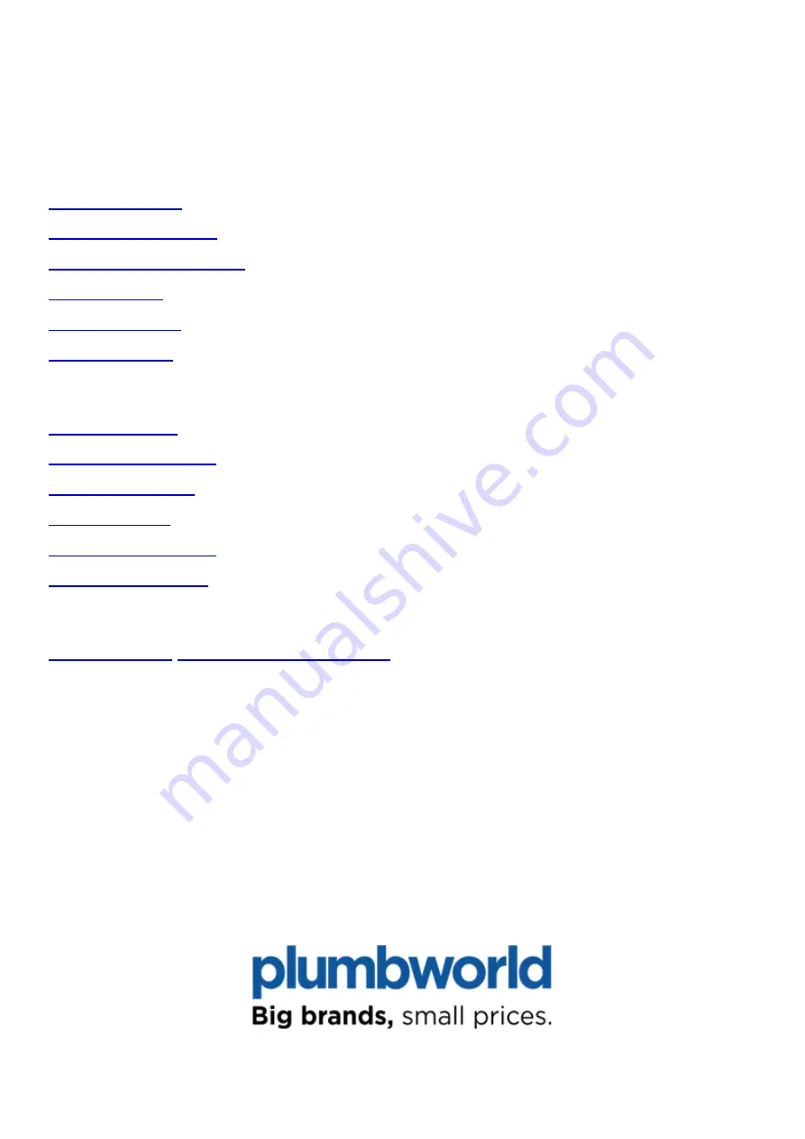 Plumbworld Rangemaster Aquatrend TRE1SPR Quick Start Manual Download Page 3