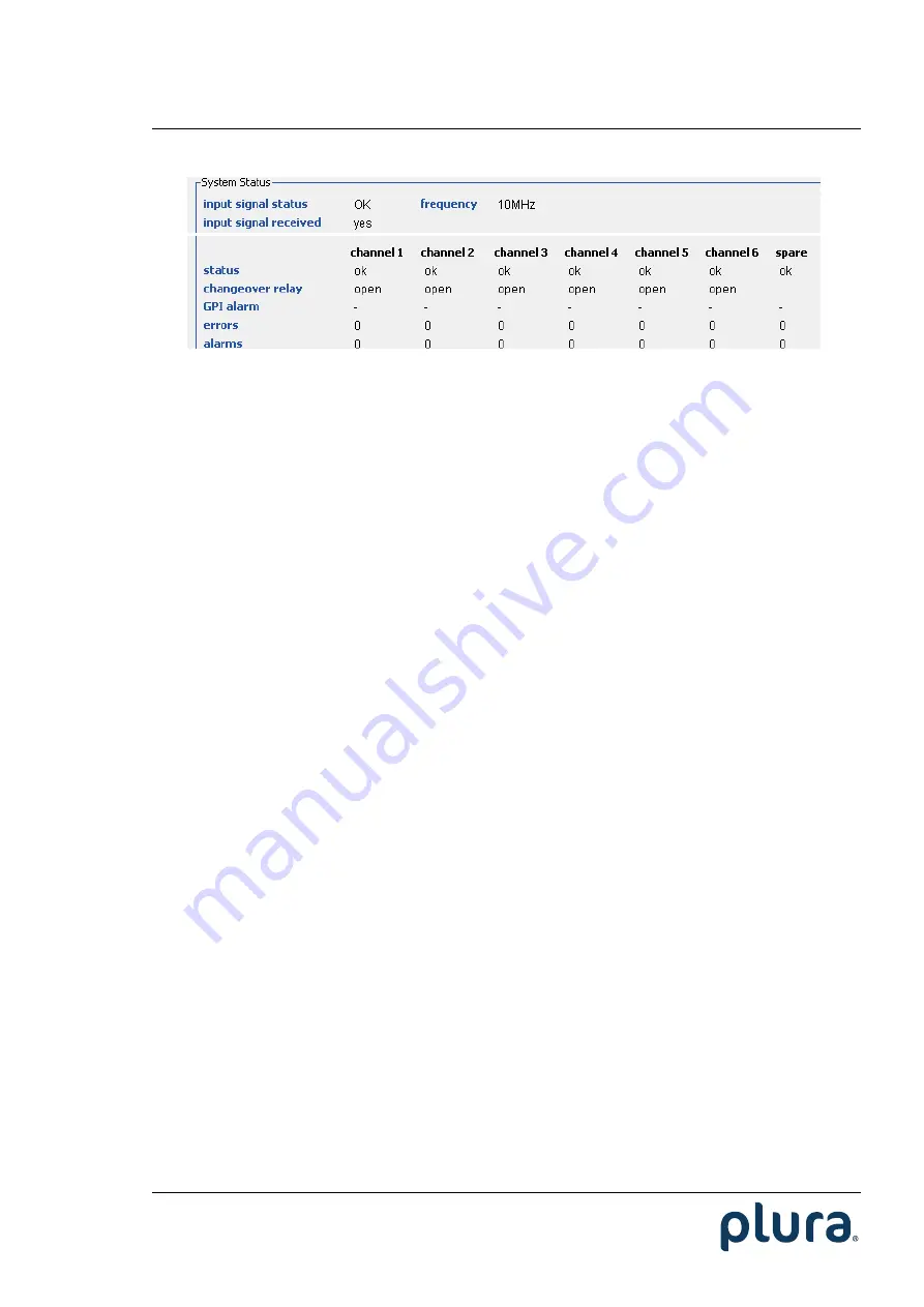 Plura RUB VM Functional Description And Specifications Download Page 13