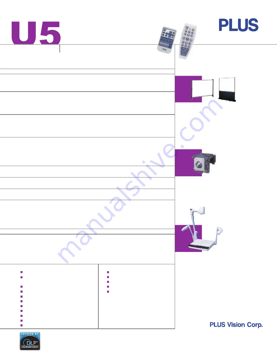 Plus U5-111 Specifications Download Page 2