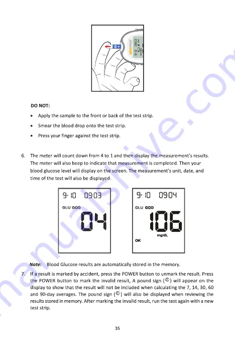 Plusmed fasTTest DiagnoPRO pM-900 Instruction Manual Download Page 42