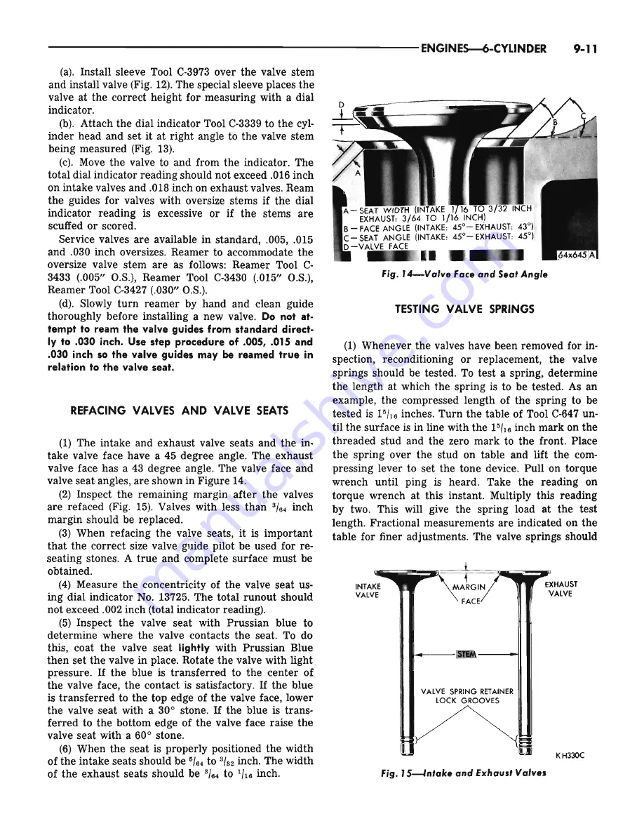 Plymouth Barracuda 1965 Service – Technical Manual Download Page 268