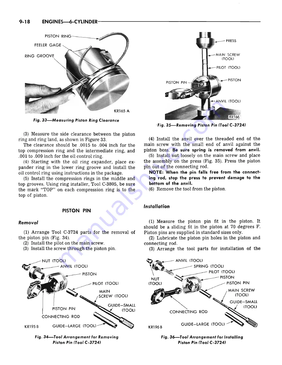 Plymouth Barracuda 1965 Service – Technical Manual Download Page 275