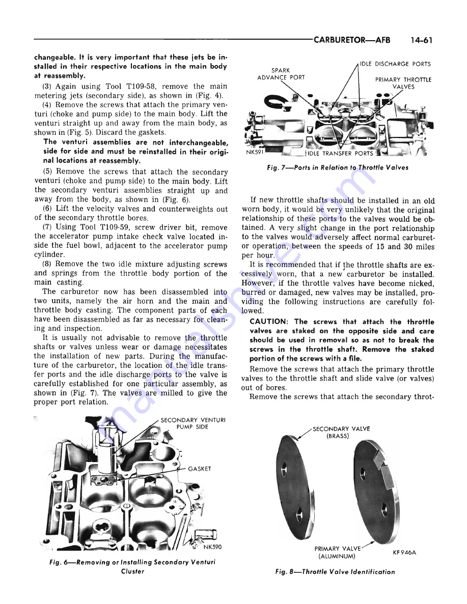 Plymouth Barracuda 1965 Скачать руководство пользователя страница 392