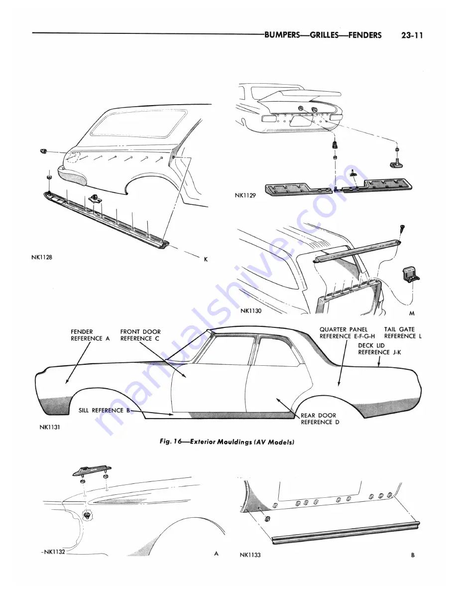 Plymouth Barracuda 1965 Service – Technical Manual Download Page 581