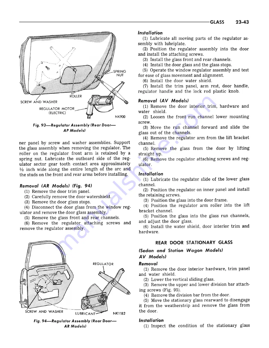 Plymouth Barracuda 1965 Service – Technical Manual Download Page 613