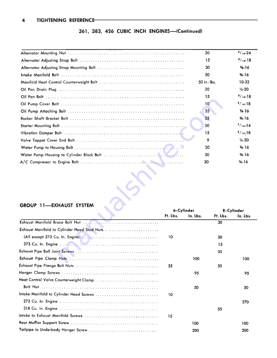 Plymouth Barracuda 1965 Service – Technical Manual Download Page 759