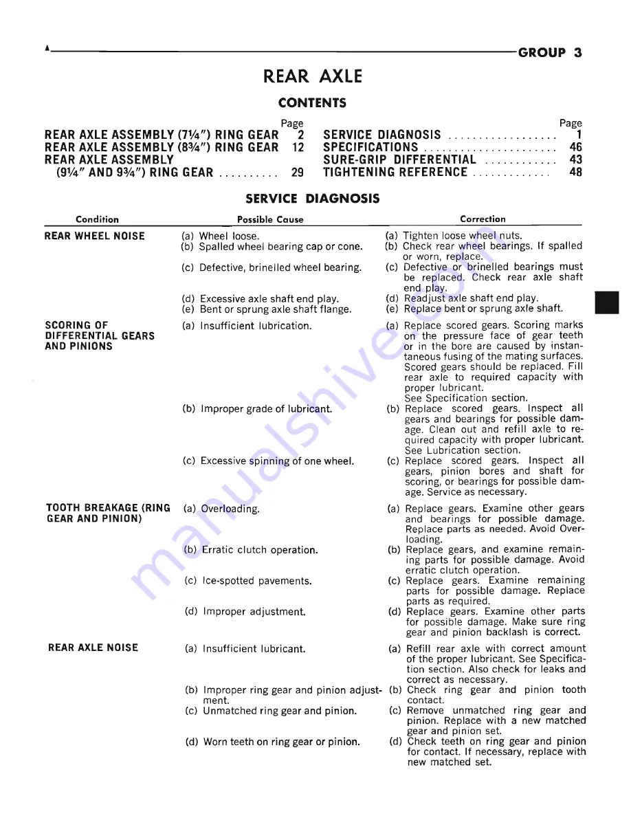 Plymouth Barracuda 1969 Service Manual Download Page 76