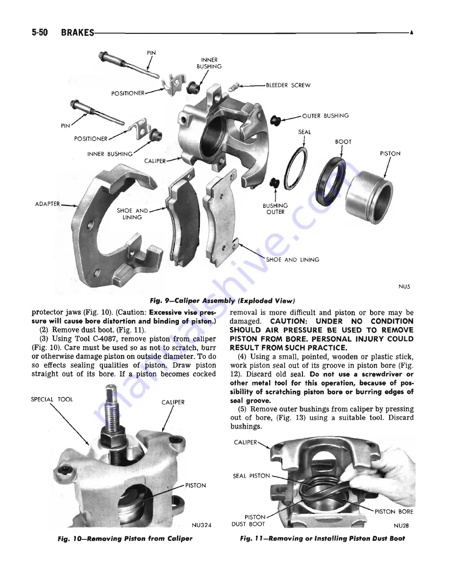 Plymouth Barracuda 1969 Service Manual Download Page 173