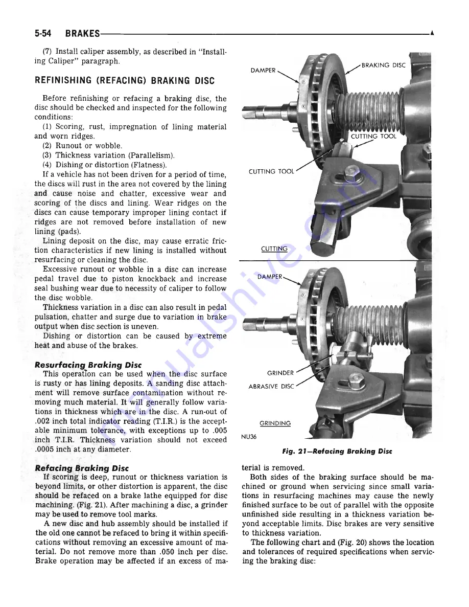 Plymouth Barracuda 1969 Service Manual Download Page 177