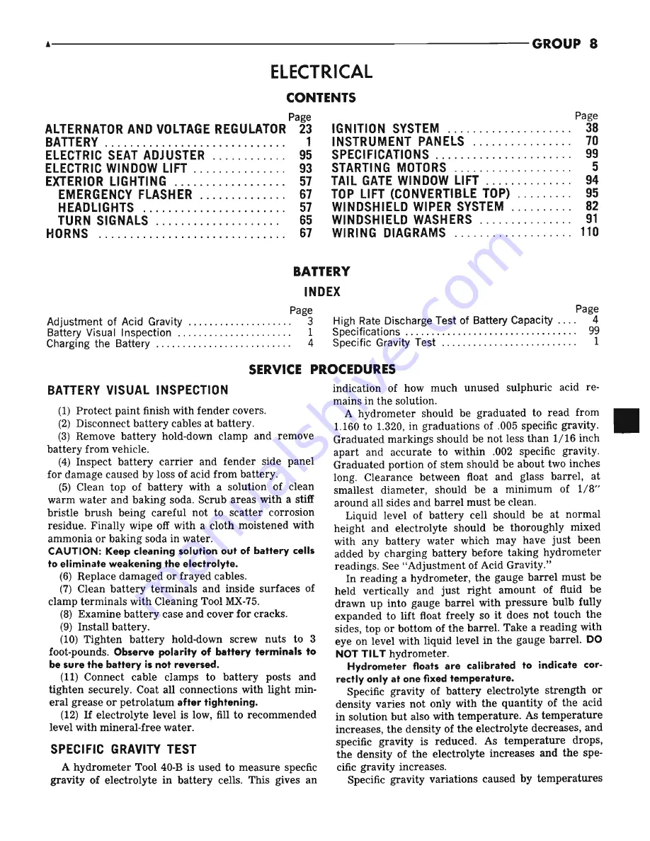 Plymouth Barracuda 1969 Service Manual Download Page 217