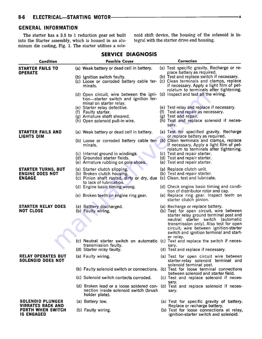 Plymouth Barracuda 1969 Service Manual Download Page 222