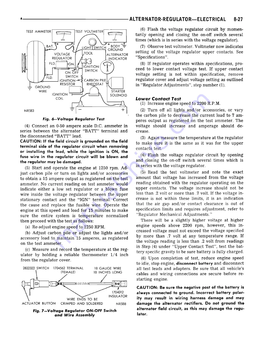 Plymouth Barracuda 1969 Service Manual Download Page 243