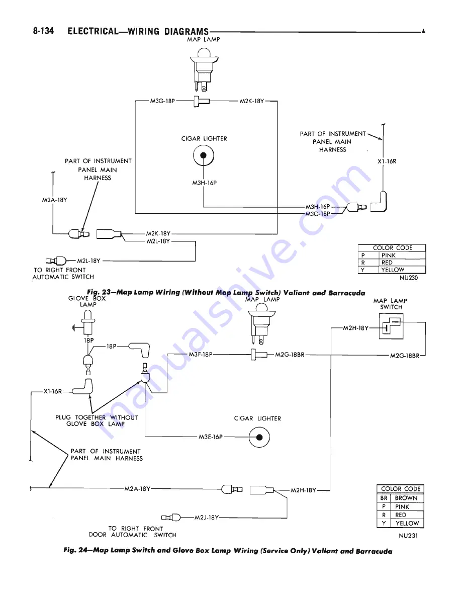 Plymouth Barracuda 1969 Service Manual Download Page 350