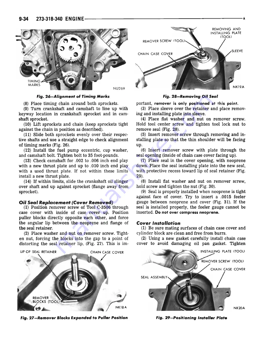 Plymouth Barracuda 1969 Service Manual Download Page 385