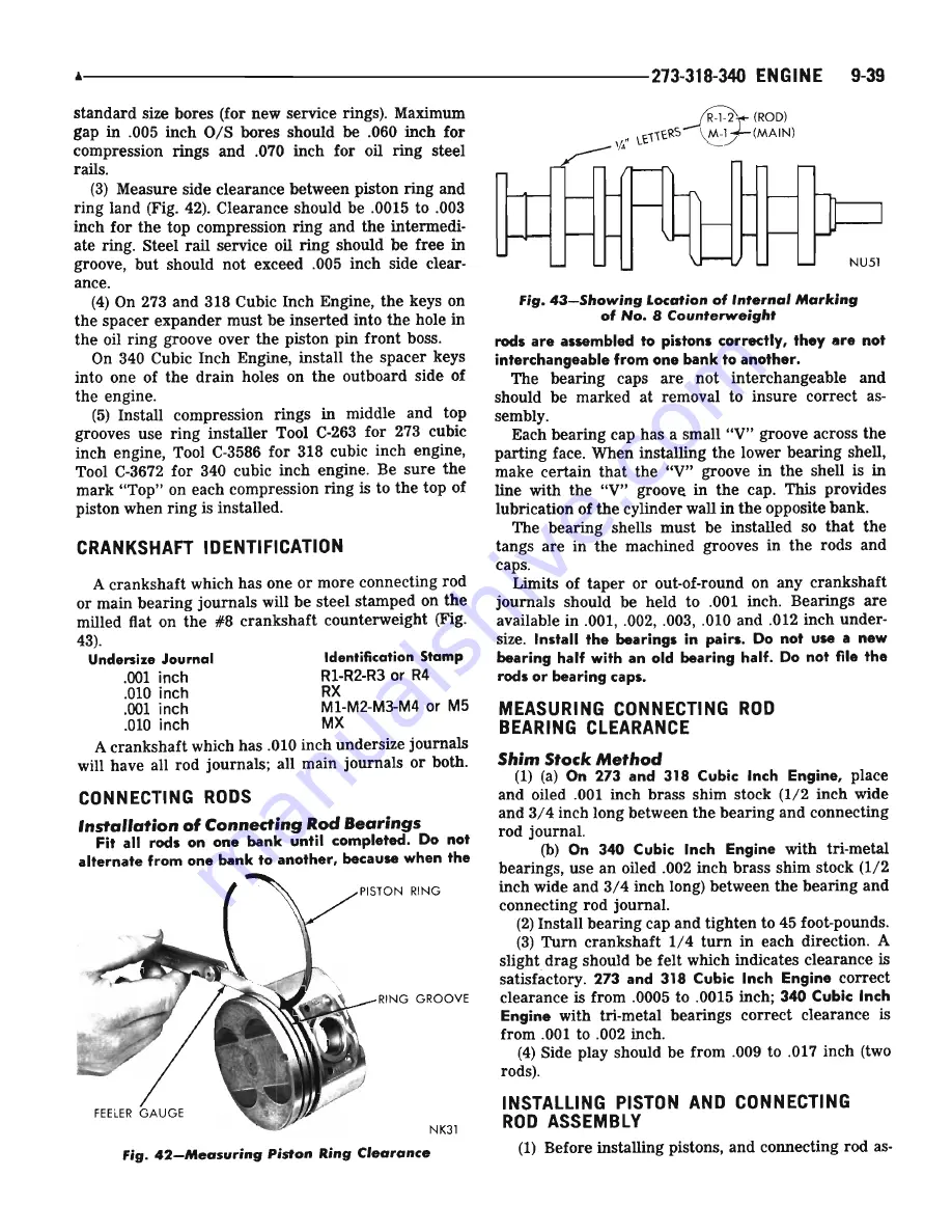 Plymouth Barracuda 1969 Service Manual Download Page 390