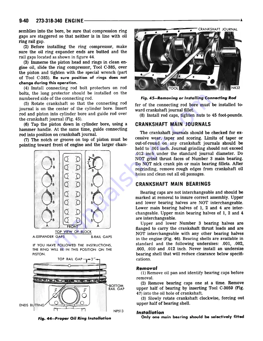 Plymouth Barracuda 1969 Service Manual Download Page 391