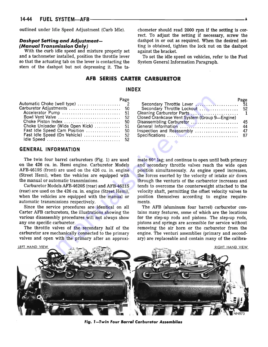 Plymouth Barracuda 1969 Service Manual Download Page 519