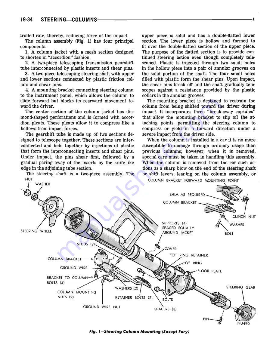 Plymouth Barracuda 1969 Service Manual Download Page 615