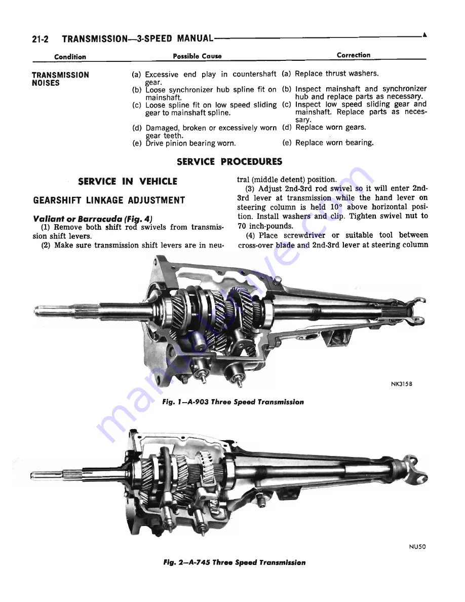 Plymouth Barracuda 1969 Service Manual Download Page 638