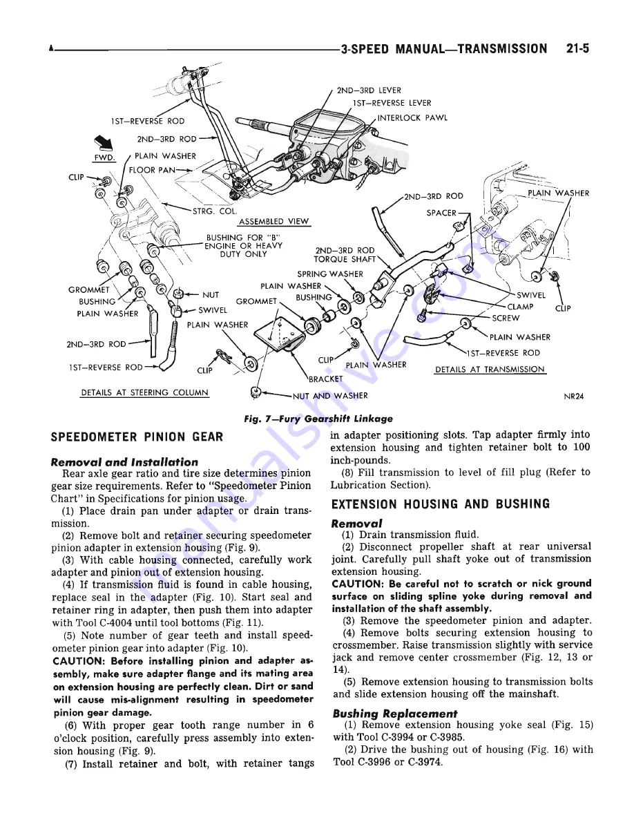 Plymouth Barracuda 1969 Service Manual Download Page 641