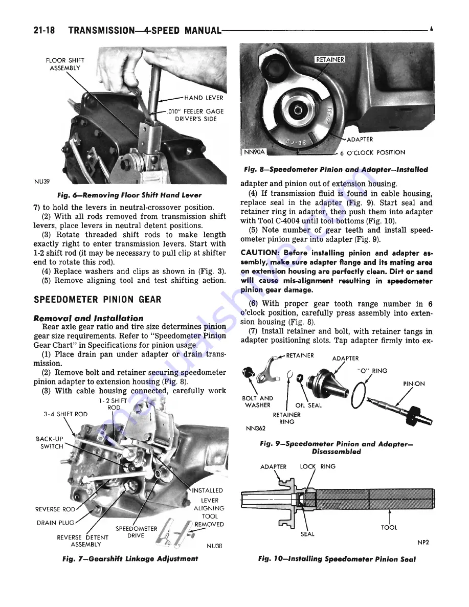 Plymouth Barracuda 1969 Service Manual Download Page 654