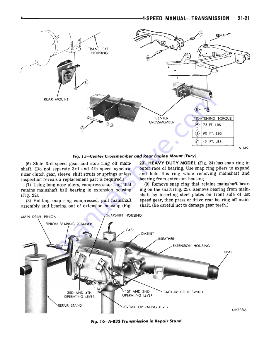 Plymouth Barracuda 1969 Service Manual Download Page 657